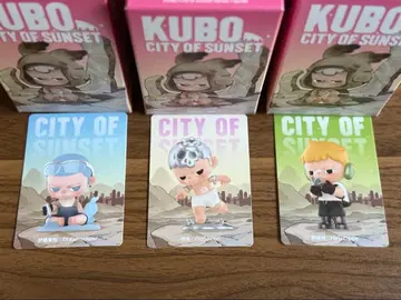 popmart KUBO City of Sunset 시리즈 3체 세트