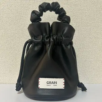 [ GRAIN ] 개더 핸들 복조리 라운드 백