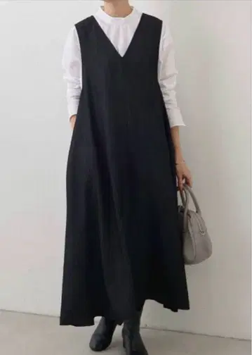 BEARDSLEY 오버롤 스커트 사이즈 1 블랙