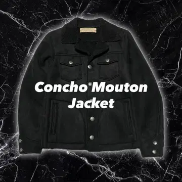 보아 자켓 콘초 블루종 퍼 블랙 블랙