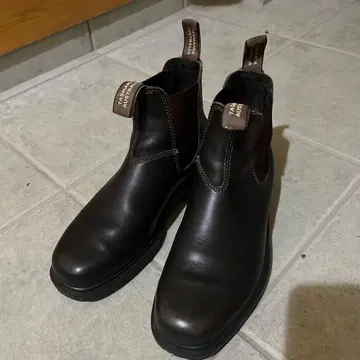 블런드스톤 사이드 고어 부츠 UK5.5 브라운