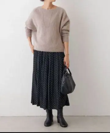 비어즐리 주름 쉬폰 개더 팬츠