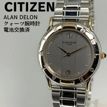 미사용품 CITIZEN 시티즌 아란데롱 쿼츠 손목시계 배터리 교환 완료