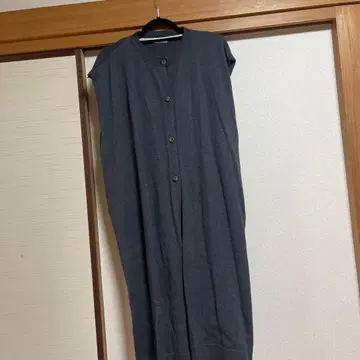 no jeans 그레이 롱 가디건