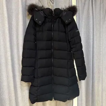 타트라스 TATRAS 라비아나 블랙 03 퍼 트리밍 롱 다운 코트