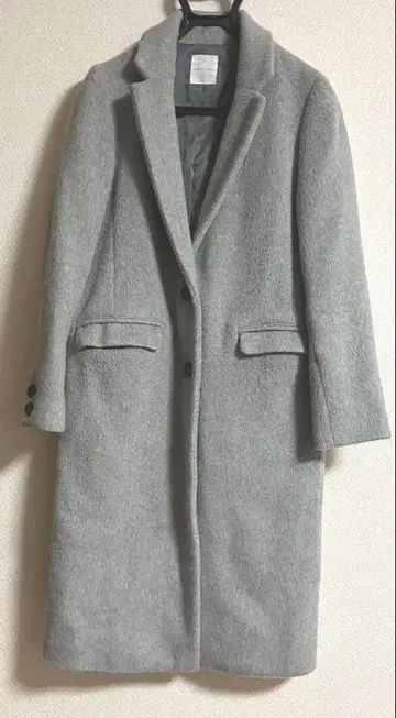 로리즈팜 그레이 롱 코트