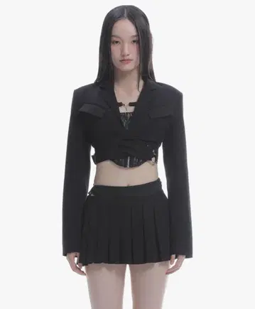 theredthread S ring jacket cropped