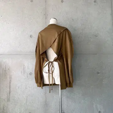 택 포함 새상품 스타일 믹서 STYLEMIXER 백 스트링 롱 슬리브 T