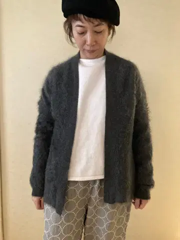 TOYOBOSHI fur cashmere cardigan