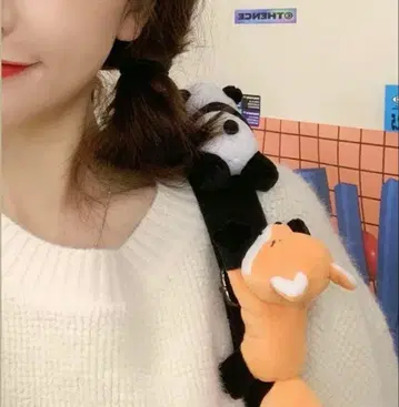 여우 봉제 인형 액세서리