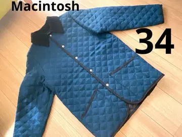 [컨디션 최상] 스코틀랜드제 매킨토시 퀼팅 자켓 로고