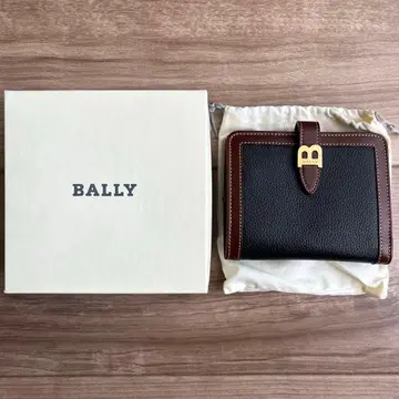 미사용 BALLY 가마구치 접이식 지갑