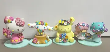 산리오 Happy 복권 피규어 키티 폼폼푸딩 시나몬 키키라라