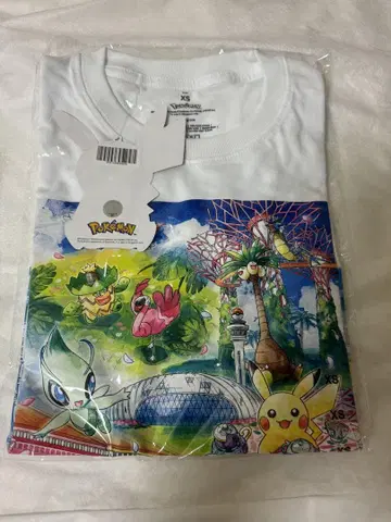 포켓몬 센터 싱가포르 한정판 T셔츠 XS