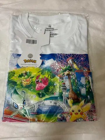 포켓몬 센터 싱가포르 한정판 T셔츠 XS