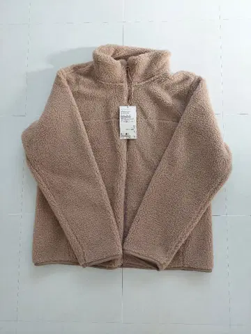 무인양품 여성 보아 플리스 자켓 L 베이지