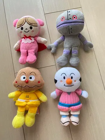 [ 미니멀리스트 ] 호빵맨 캐릭터 봉제 인형 4개 세트