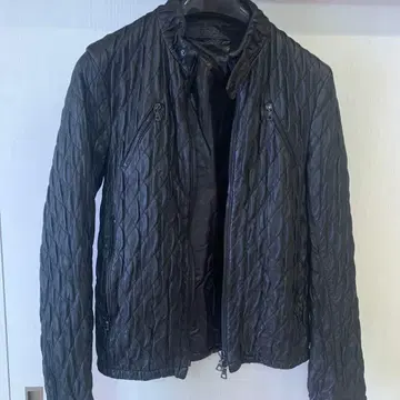 DROMe ITALY 블랙 가죽 자켓