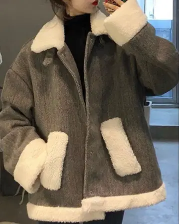보아털 자켓