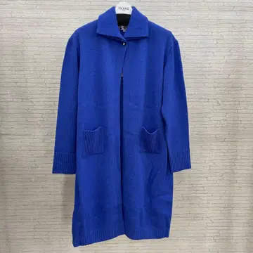 PICONE 블루 긴팔 롱 가디건 사이즈 M