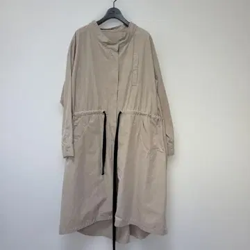 [ 새상품급 ] doudou 베이지 드로우 스트링 코트