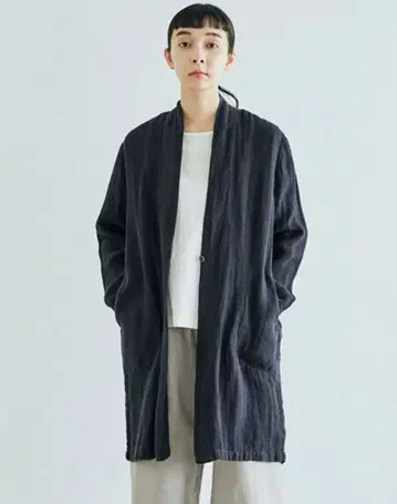 나카가와 마사시치 상점 린넨 거즈 코트
