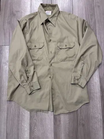 70s FINESILVER 워크 셔츠 vintage xxl