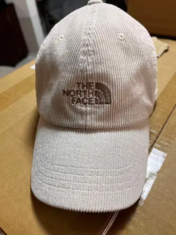 THE NORTH FACE 코듀로이 캡 아이보리