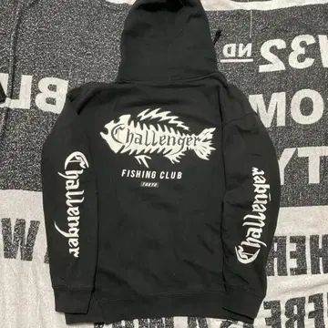 Challenger 낚시 클럽 후드티 블랙
