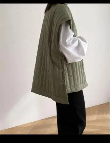 캐널진 퀼팅 베스트 리버서블