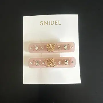 SNIDEL 스톤 장식 헤어핀 2개 세트