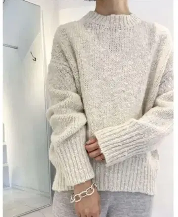 갤러리 비 슬라브 부클레 크루넥 풀오버