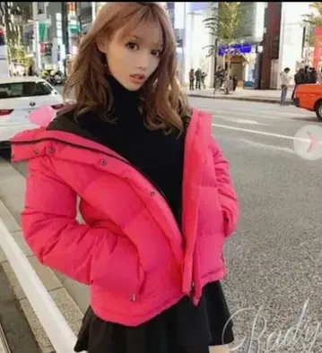 rady 다운 자켓 핑크 여성용 새상품급 갸루 y38