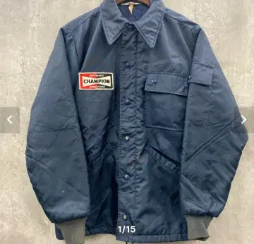 [ 레어 ] 70s 빈티지 CHAMPION PLUG 나일론 자켓
