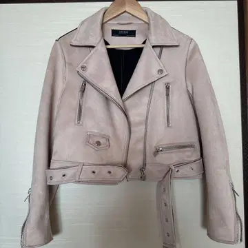 ZARA BASIC 핑크 라이더 자켓