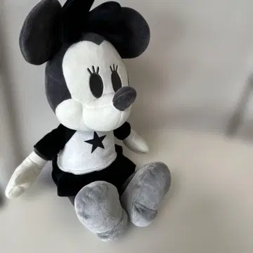 새상품 미니 봉제 인형 블랙 그레이