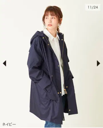 선배리어100 롱 코트 (네이비)