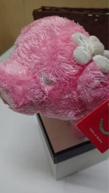 돼지 봉제 인형 핑크 오로라제