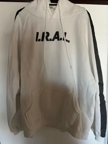 IRAL 후드티 윤코로 화이트
