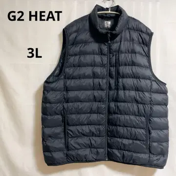 새상품급 G2 HEAT 블랙 다운 베스트 빅 사이즈 [ 3L ]