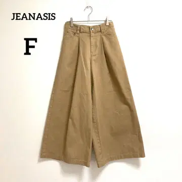 지나시스 배기 팬츠 브라운 F 허리밴딩 풀렝스 033