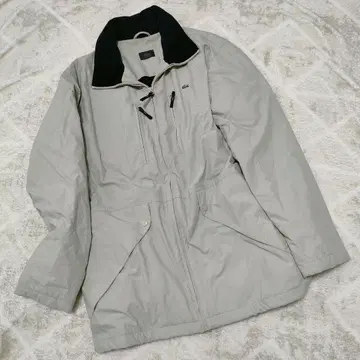 라코스테 나일론 코트 충전솜 블랙 남성용 원포인트