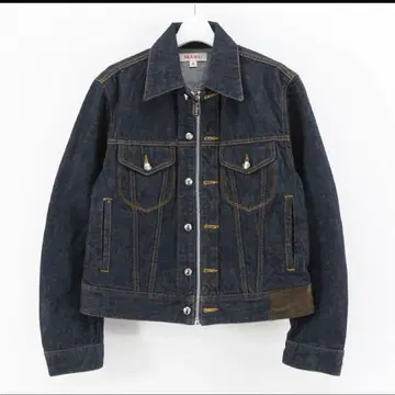 [ MASU ] DENIM TRUCKER JACKET 인디고 블랙 48