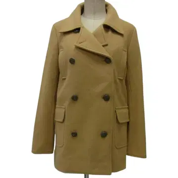 새상품 택 포함 GAP 갭 이카리 버튼 울 P 코트 밀크티 M