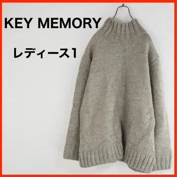 A4277 새상품급 KEY MEMORY*오버 사이즈 니트*1*다크 베이지