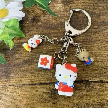초레어 산리오 헬로키티 체인 마스코트 레트로 키링