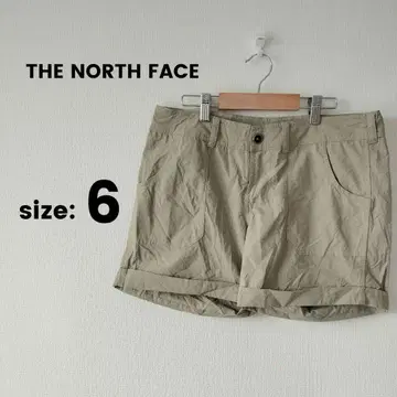 THE NORTH FACE 베이지 숏팬츠 사이즈 6