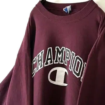 초레어 USA제 챔피온 로고 맨투맨 트레이닝복 L 레드 빨간색 구제 의류