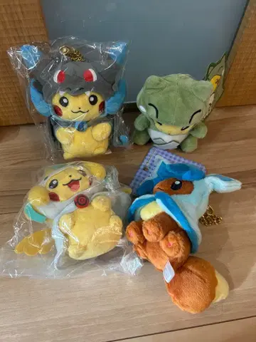 포켓몬 봉제 인형 판초 마스코트 포켓몬 센터 묶음 판매