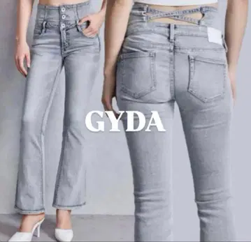 GYDA 백 크로스 플레어 팬츠 S